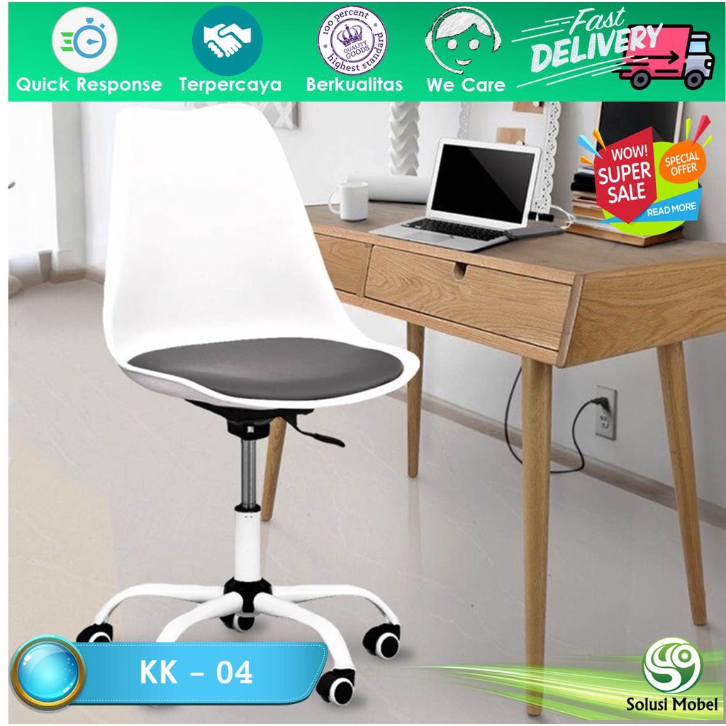 Kursi melati putih / kursi kantor / kursi kuat kokoh murah