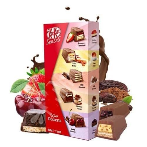 

Cokelat Kitkat Senses Mini Desserts Isi 202Gram 5Rasa - Terenak