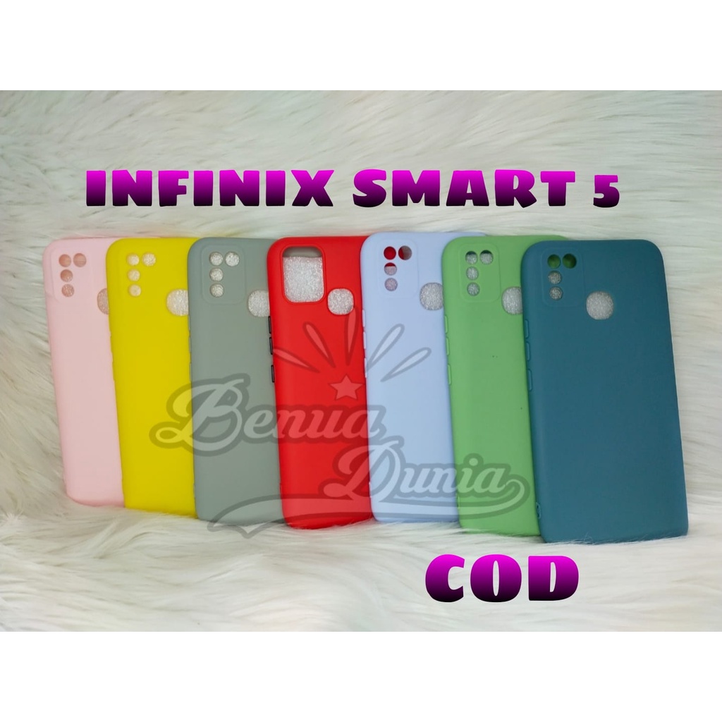 CASE MACARON PROTECTION KAMERA INFINIX SMART 5//SOFTCASE MACARON INFINIX SMART 5 - BD