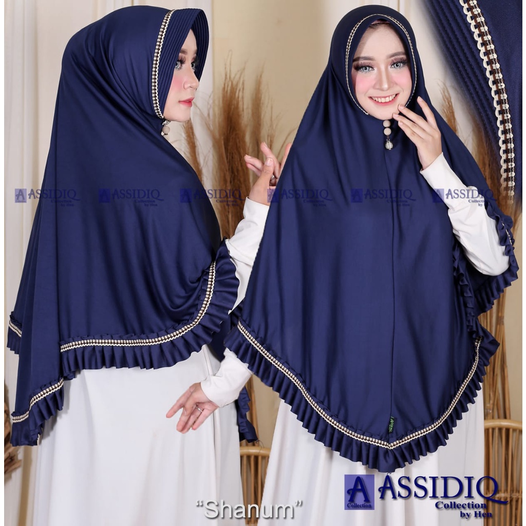 JILBAB KHIMAR/HIJAB JUMBO ORI ASSIDIQ SHANUM / JILBAB MURAH PED ANTEM