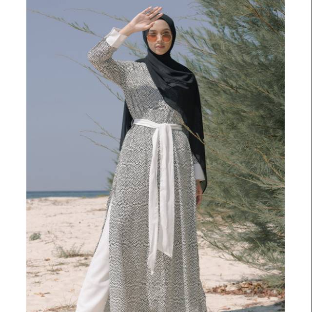 Dima polka dress white XXL heaven Lights