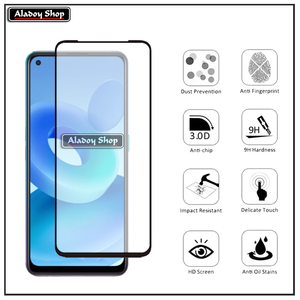 PAKET 3 IN 1 Tempered Glass Layar Oppo A95 5G 2021 Free Tempered Glass Camera dan Skin Carbon