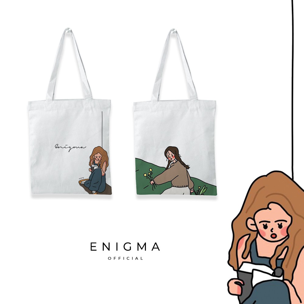 SALE TOTEBAG KANVAS ORIGINAL ENIGMA TOTEBAG KANVAS COLLECTION DESEMBER