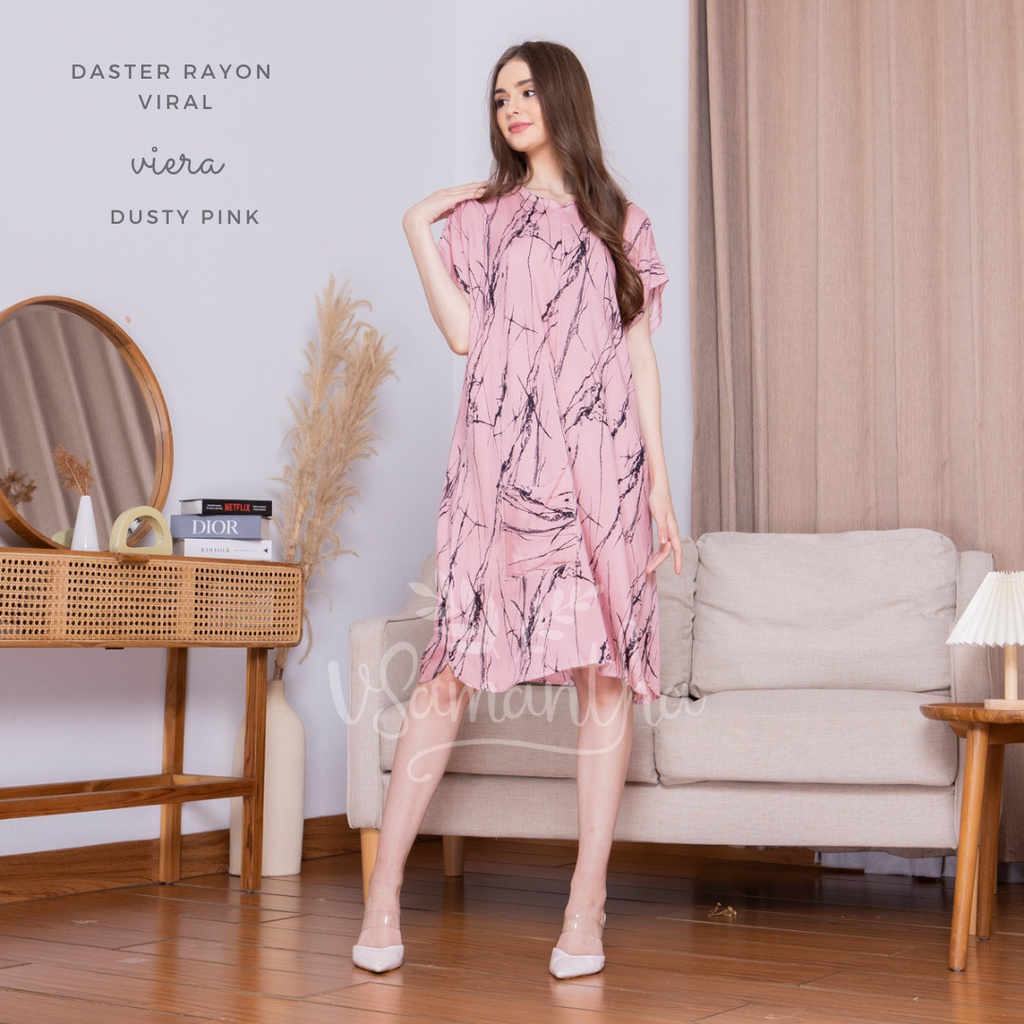 Daster Viral Busui Rayon Motif