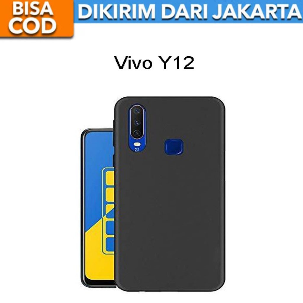 SoftCase Black Matte for Vivo Y12