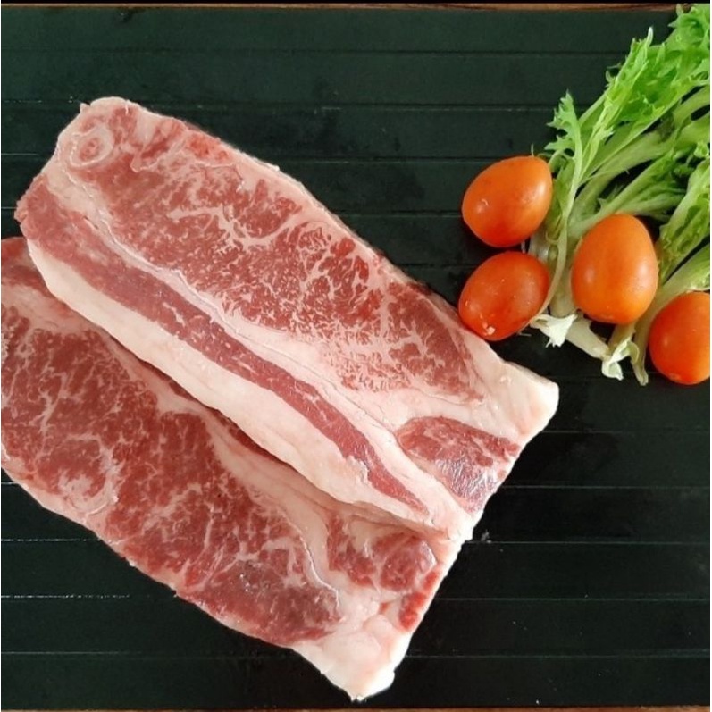 

wagyu karubi plate (tebal 7mm) dari daging wagyu australi asli