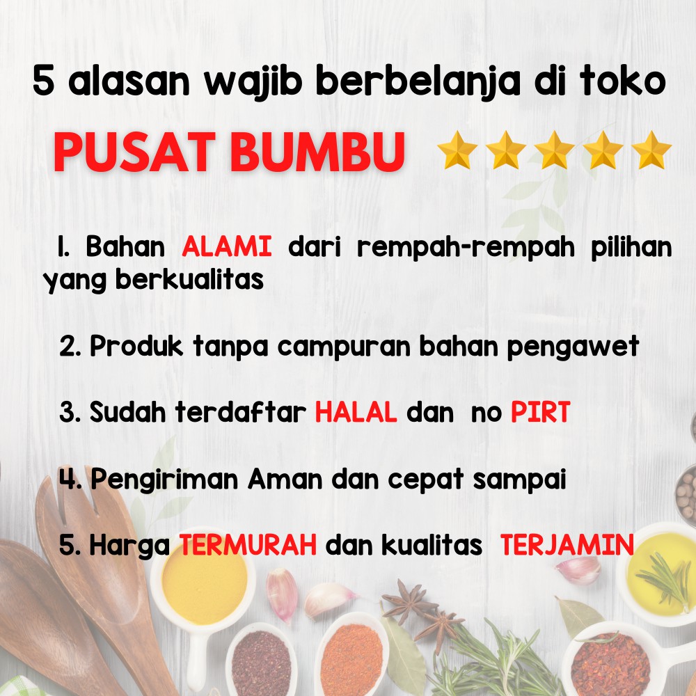 Ngo Hiong 100 Gram Halal / Bumbu Ngohiong Chinese Five Spice / Bumbu Rempah Gohiong / Pusat Bumbu