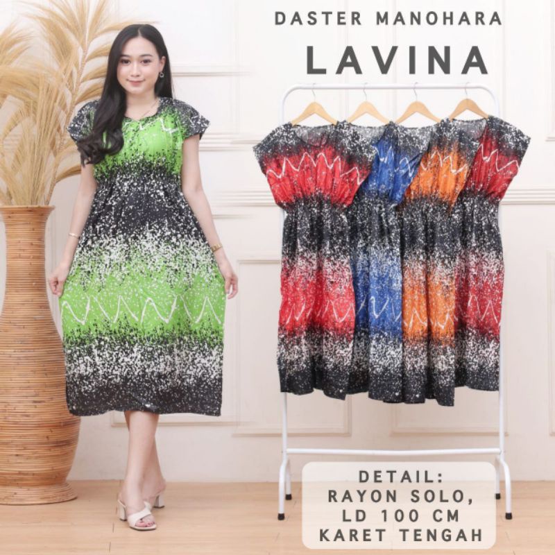 Daster Manohara Bali Daster Karet Pinggang Daster Kekinian Daster Viral Daster Manohara Panjang-Lavina-Hijau