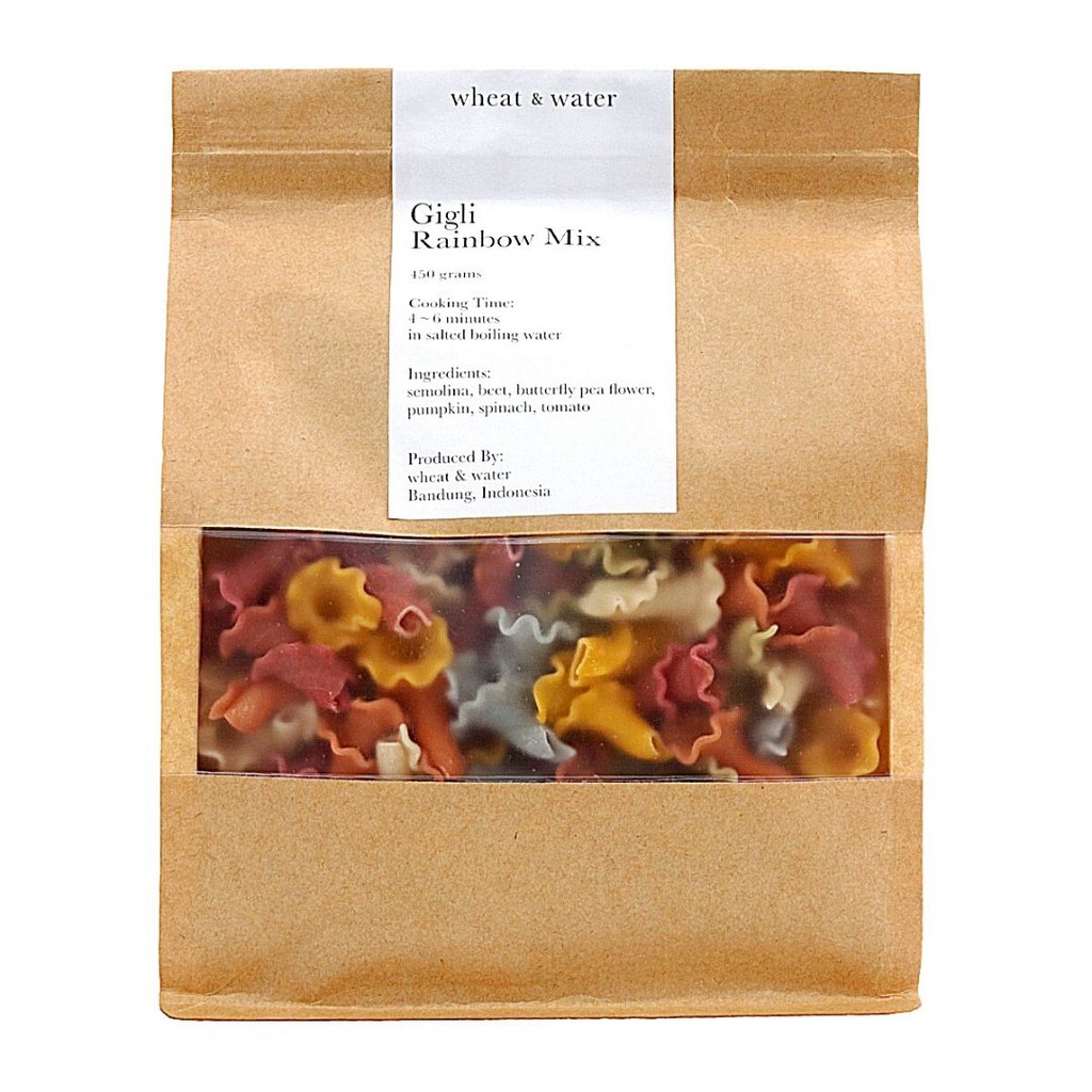 

Wheat & Water - Gigli Rainbow Mix per 450gr