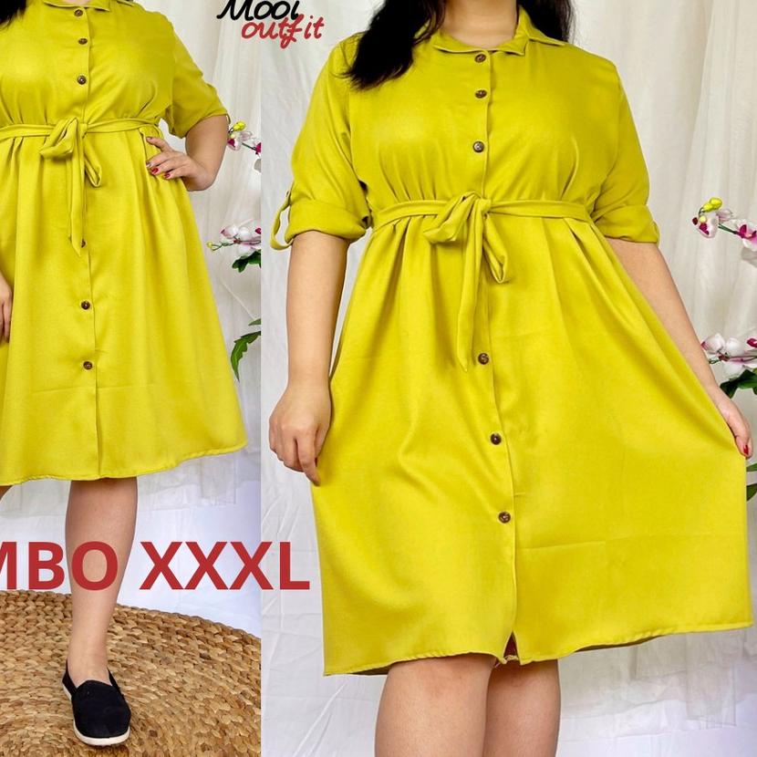 ☄ Dress Wanita Jumbo Ld 120 / Dress Wanita Casual Dress /Dress Jumbo Murah Ld 120 / Dress Kekinian ❊