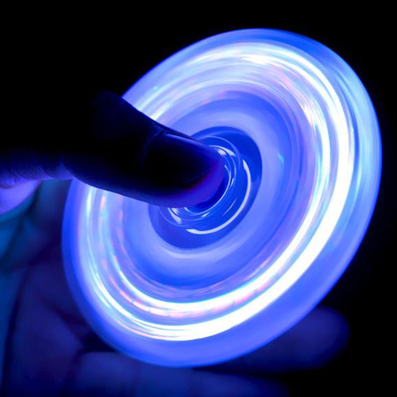 Mary 3 ''Sensory Fidget Spinning Tops Dengan Lampu Kedip Warna-Warni Dewasa Mainan Anak