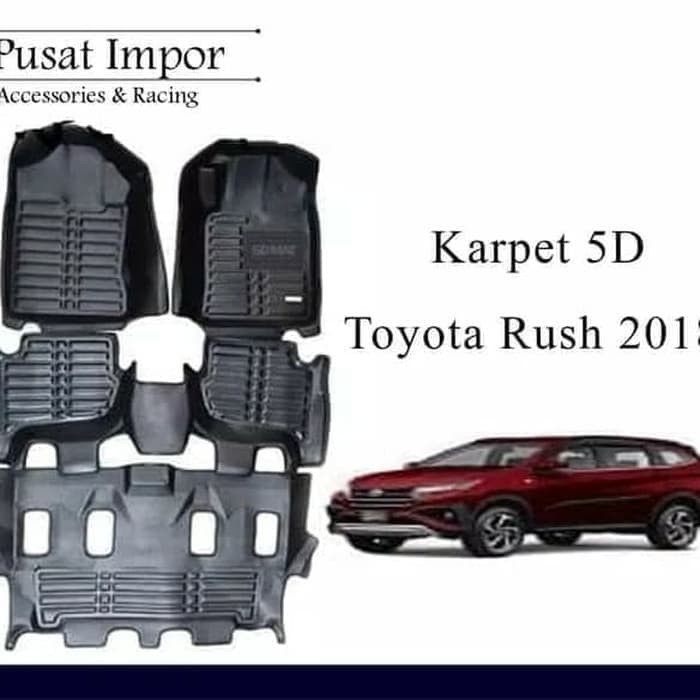 Karpet Mobil Exclusif 5D Premium All New Rush 2018 5d
