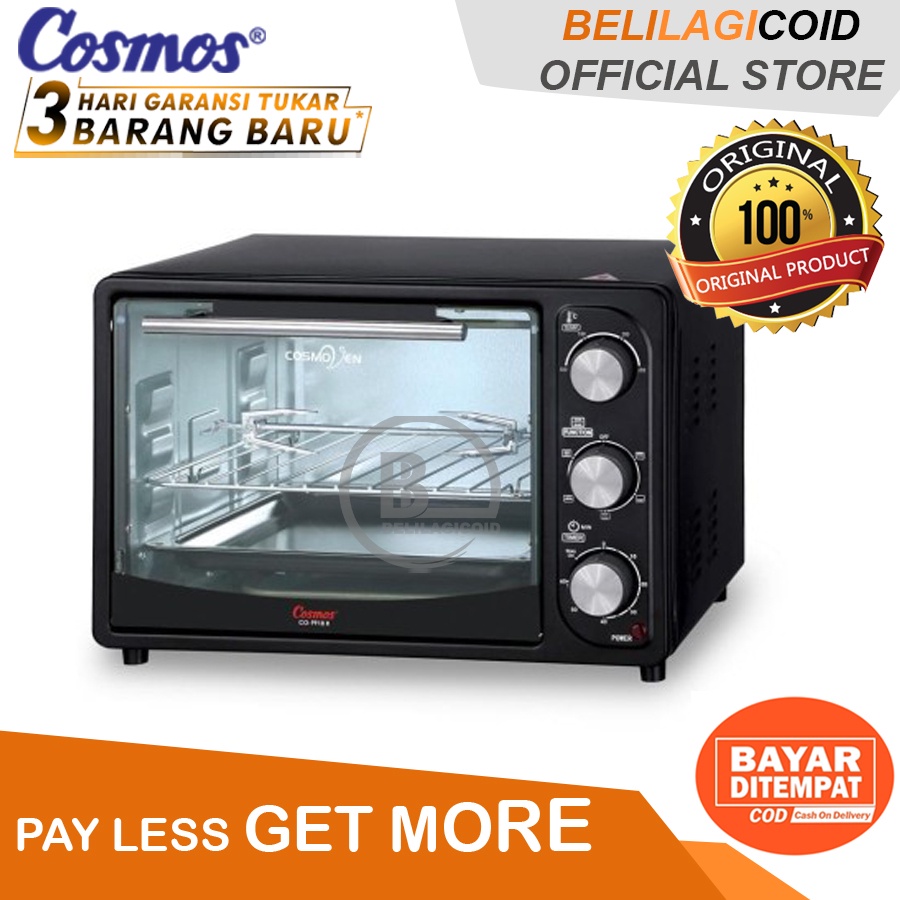 Cosmos Oven Low Watt Elektrik CO 9918 / Oven Cosmos Elektrik CO-9918 / Oven Murah Cosmos ORIGINAL CO9918