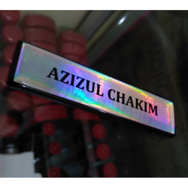 

PAPAN NAMA HOLOGRAM NAME TAG MAGNET