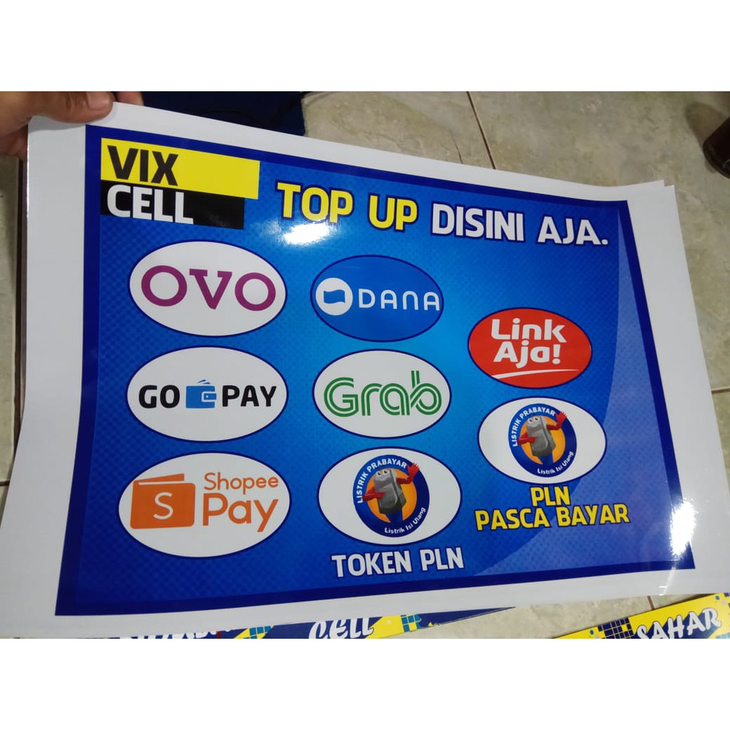 

Poster Logo Topup Custom - BA Design