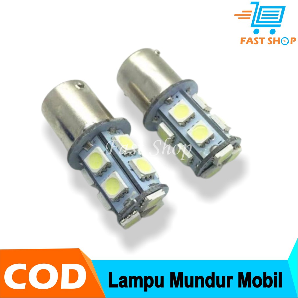 Lampu Mundur lampu sein LED Mobil 2 PCS 1156 13 SMD 5050 5W