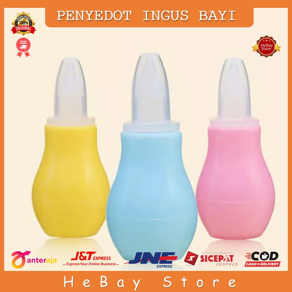 Penyedot Ingus Bayi Alat Penyedot Ingus Bayi Manual Nasal Aspirator Baby Safe Murah