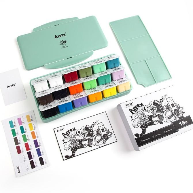 

ARRTX Gouache Tube Set 18 x 30ml / Cat Gouache ---READY---