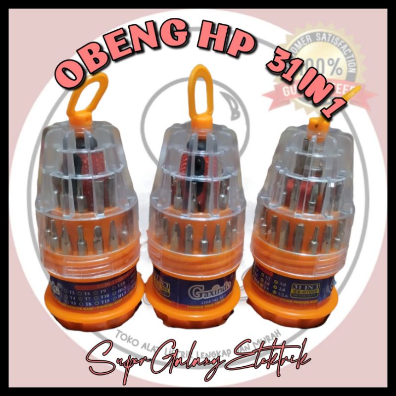 OBENG HP 31 in 1 / OBENG TELUR / OBENG KECIL