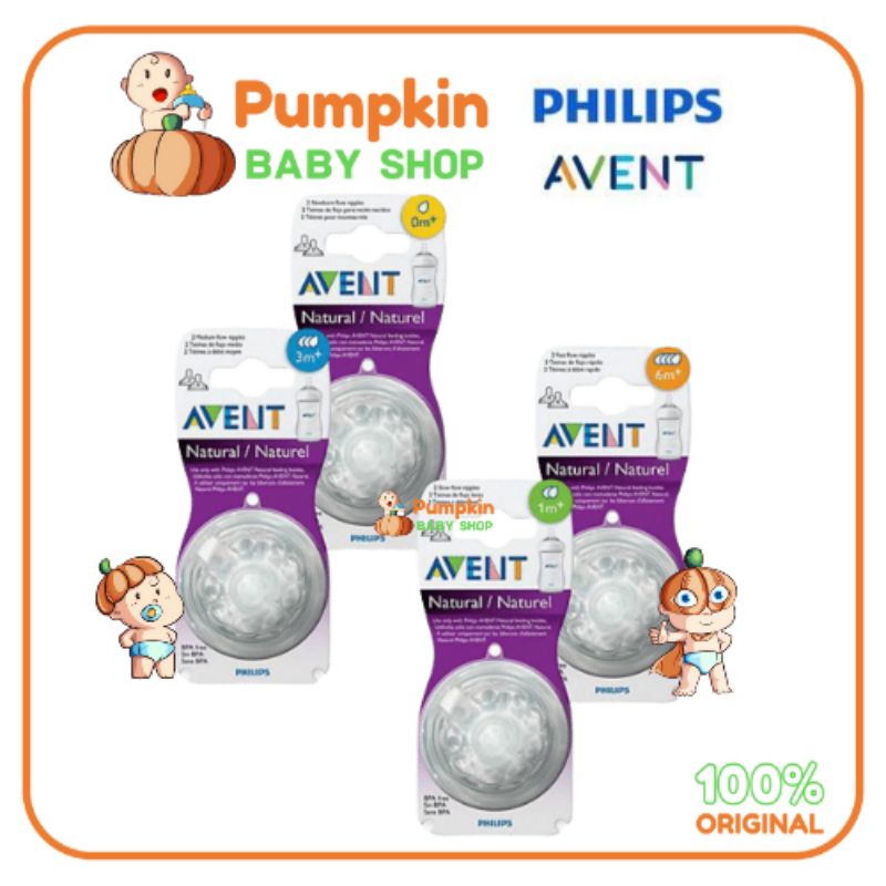 Philips Avent Teat Natural / Dot Avent / Nipple Avent Teat Natural