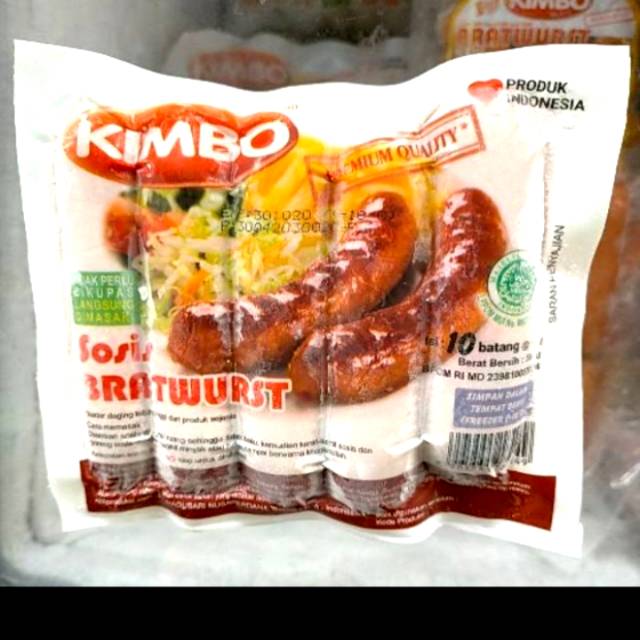 

Sosis Kimbo 500g (isi 10 pcs)