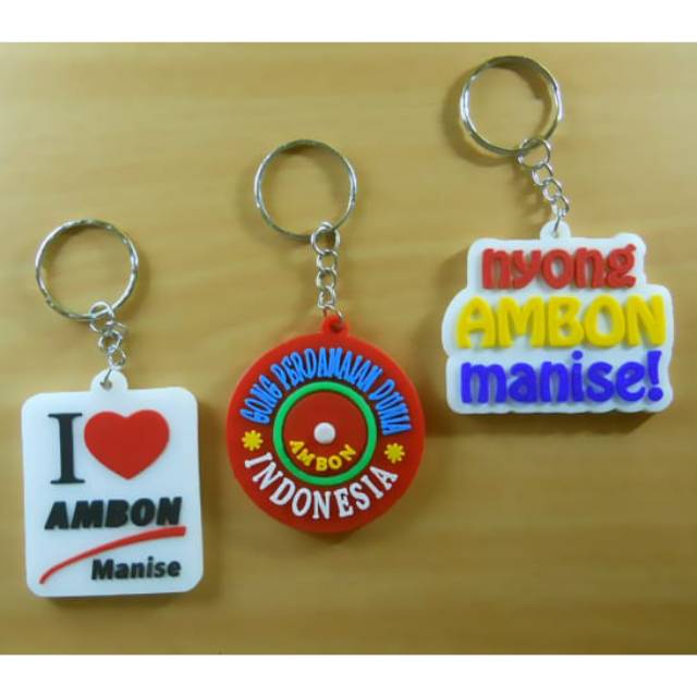 Karet Custom Gantungan Kunci Karet