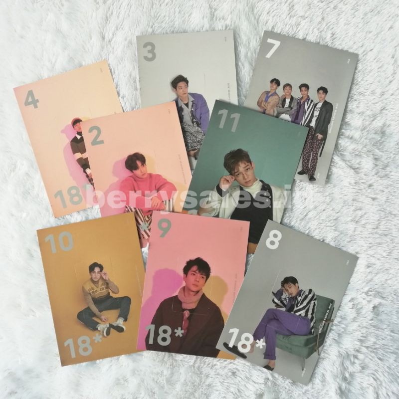 [BACA DESC] Sharing Goods - Exo Season Greeting 2018 Photocard Pc Chanyeol Sehun Baekhyun