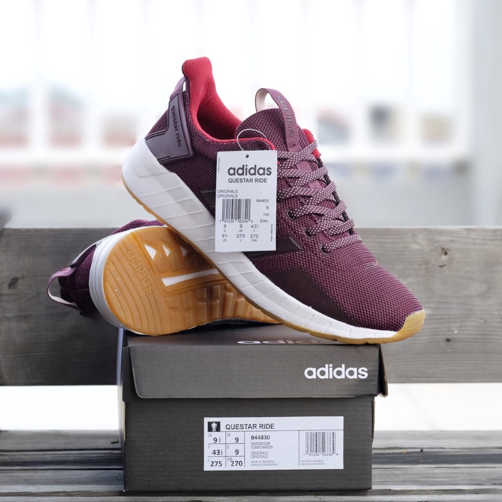 Adidas Questar ride Maroon sol Gum Original