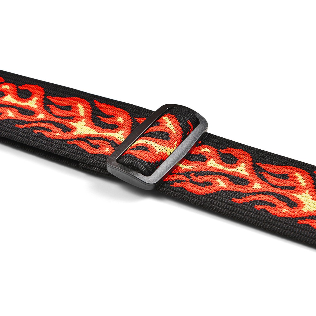 Amumu PET03J Strap Gitar motif Red Flame