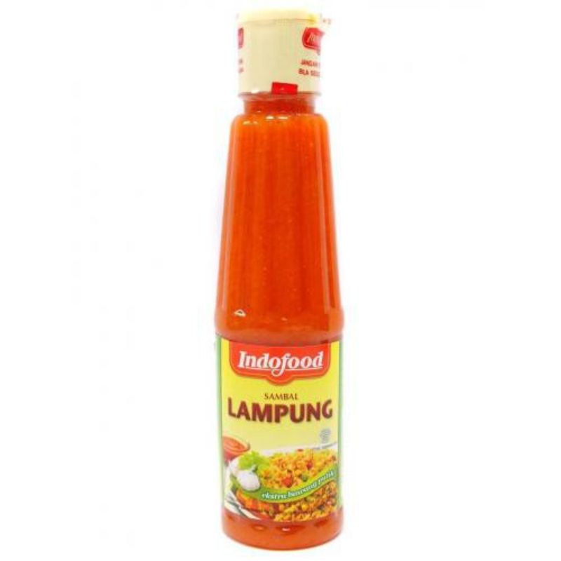 

Indofood Saos Sambal Lampung Botol Kecil 140 Ml - sauce mini