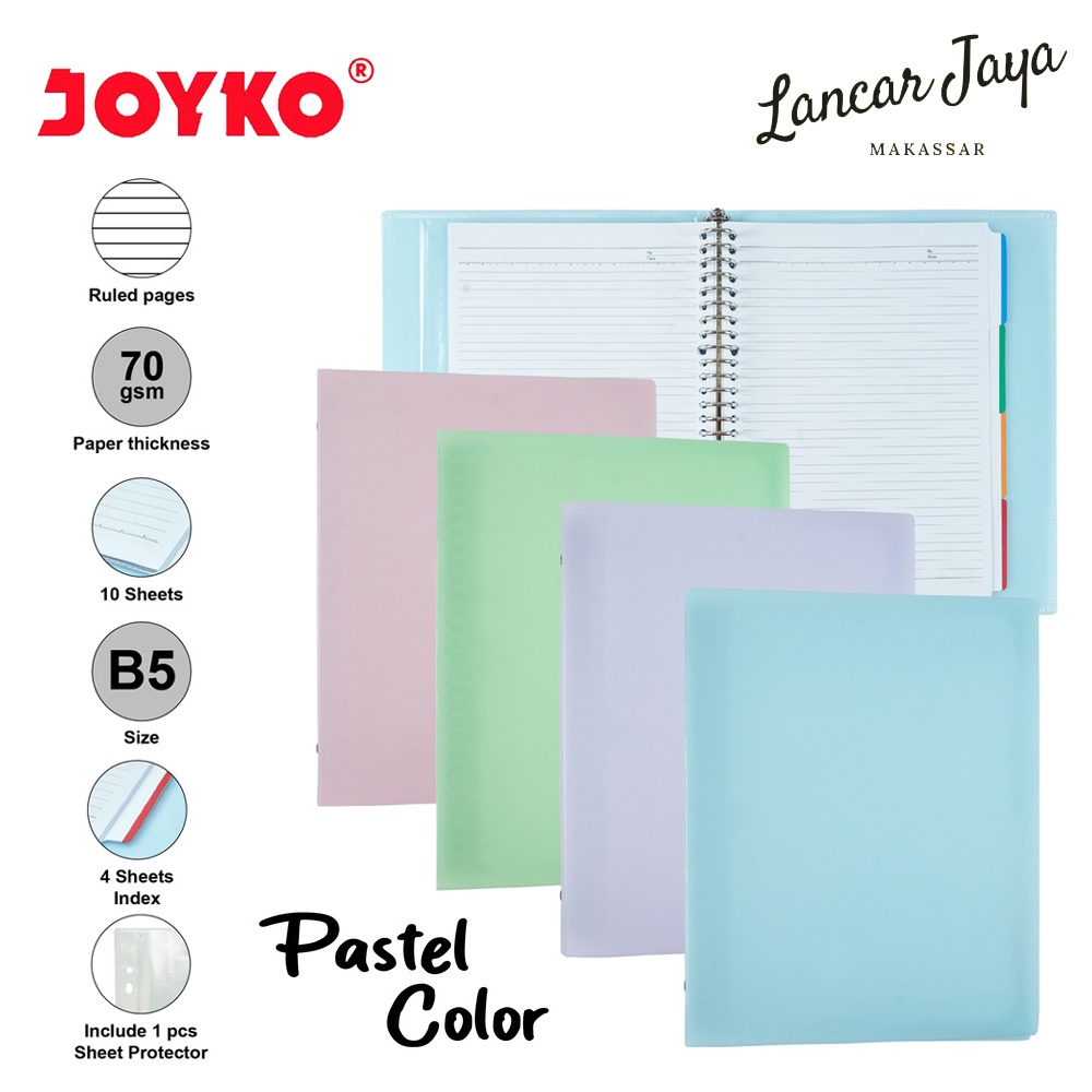 Jual Binder Note Joyko B5-MHPT-143 Pastel Color | Shopee Indonesia