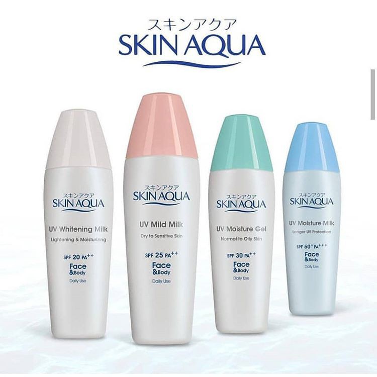 (BOSS) SKIN AQUA Sunscreen Series 40gr (Moisture Milk/ Moisture Gel/ Whitening Milk/ Mild Milk)