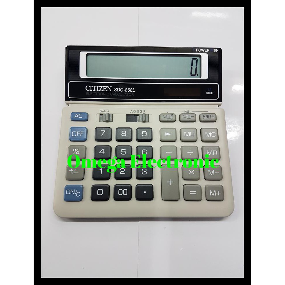 

Hot Product Original Citizen Calculator Sdc-868L - Kalkulator Desktop Meja Kantor Barang Bagus