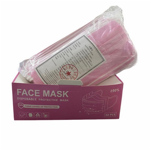 Masker 3ply warna warni disposable face mask masker medis 3 ply siap kirim