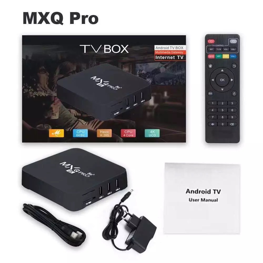 Android TV BOX MXQ PRO 4K Smart TV Box Media Player