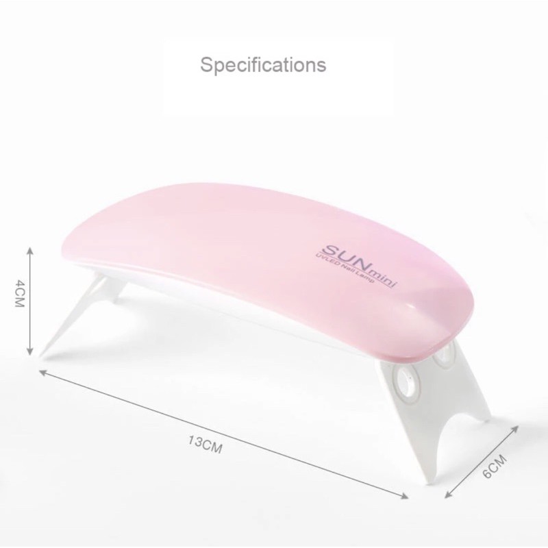 SUN UV LED MINI NAIL DRYER/ Pengering Kutek Gel