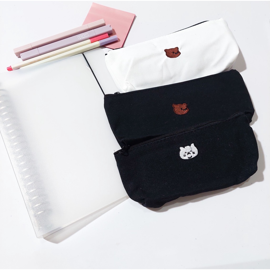 

Kotak Pensil Bahan Kain Lembut Motif Beruang