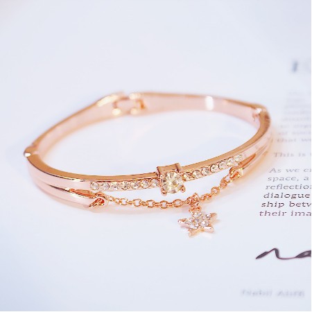 [EMARTSHOP] Gelang Tangan Titanium C9 Energi Magnetik Om Mani Padme Hum Gelang Wanita-2