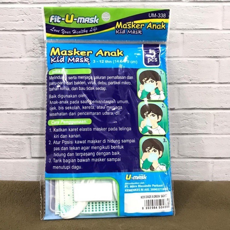 MASKER MULU ANAK ANAK 3PLY