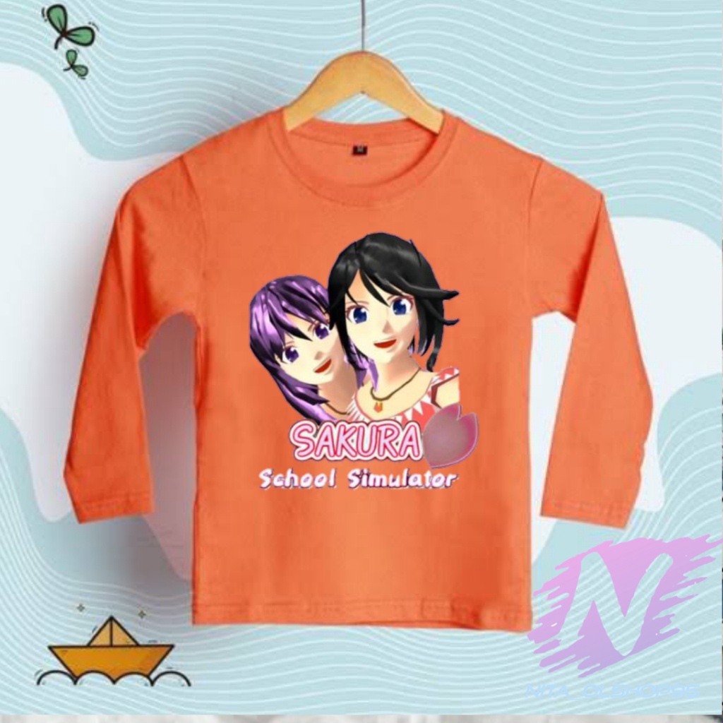 KAOS ANAK LENGAN PANJANG SAKURA SCHOOL SIMULATOR TERBARU