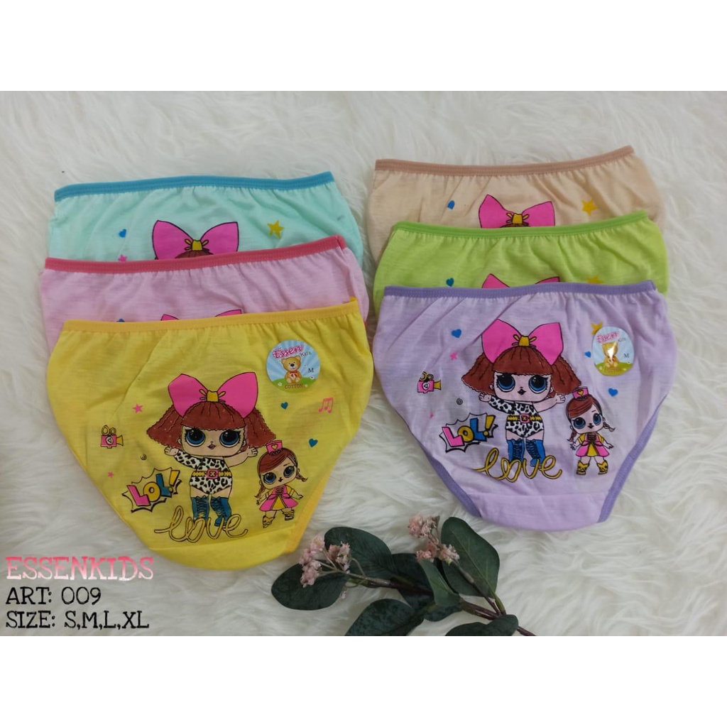 TERMURAH... 6 PCS - 12 PCS CELANA DALAM ANAK PEREMPUAN KARAKTER/6 PCS CD ANAK PEREMPUAN LUCU KARAKTER/CD ANAK PEREMPU