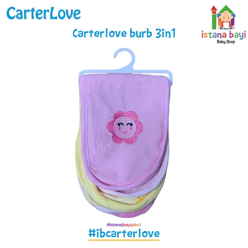 Carterlove Baby Brup/tatakan iler/Bibs bahan Handuk Isi 3 5368-2