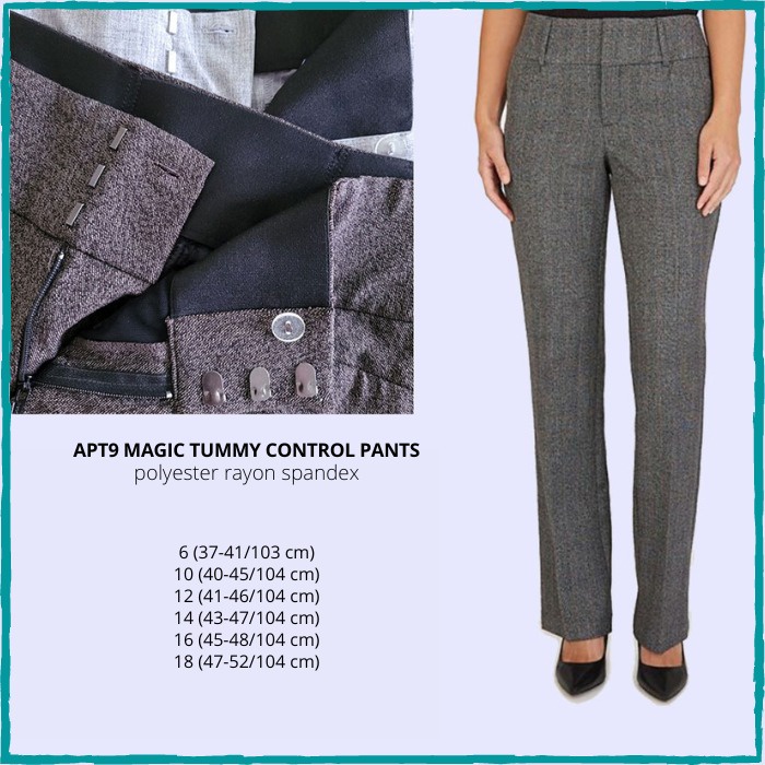 Celana Bahan Branded Wanita - APT9 MAGIC TUMMY CONTROL PANTS