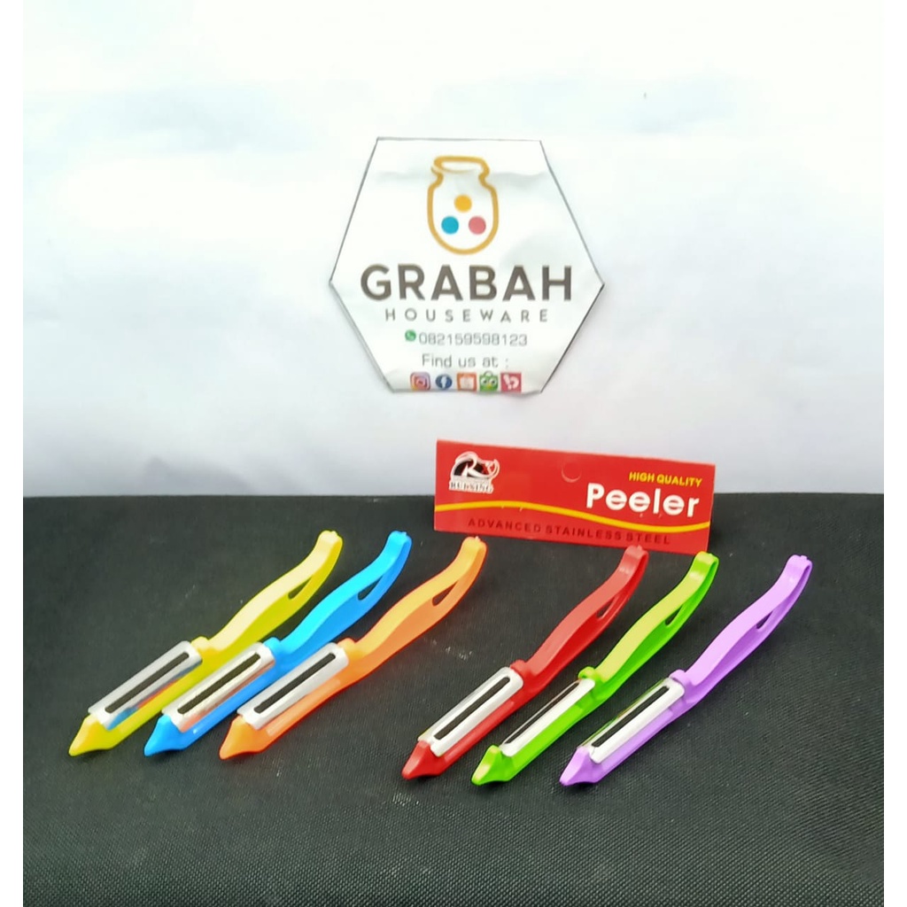 Pisau Pengupas Buah Sayur Plastik Peeler Australia Grabah Houseware