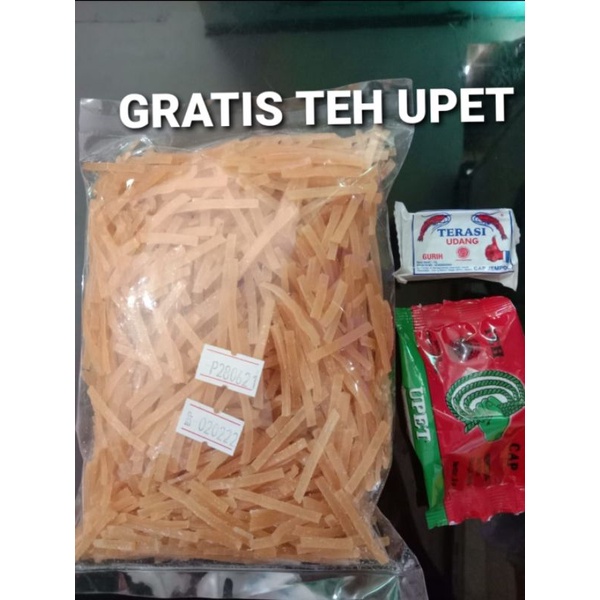

Krupuk Stik Kentang 250gram GRATIS Teh Upet Khas Cirebon