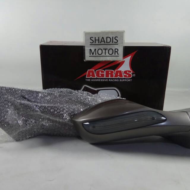 Spion Motor Merk AGRAS Motor NMax Lama N Max Lama Warna Grey Spion Motor NMax N Max Lama