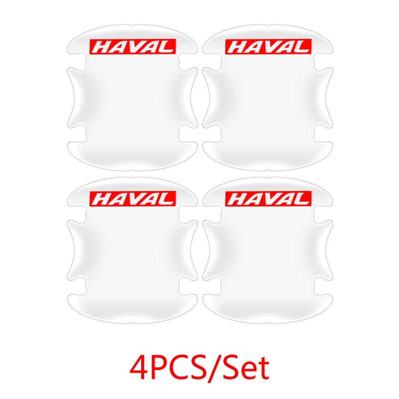 4 / 8pcs Stiker Film Pelindung Handle Pintu Mobil Untuk Haval H6 H2 Jolion 2021 2022