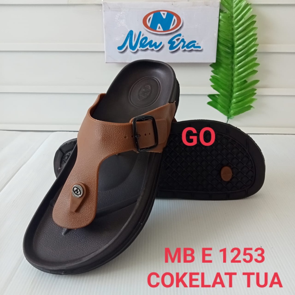 gos NEW ERA MB E1253/MB E71253 &amp; ATT PSJ 4106 Sandal Karet Sintetis Pria 39/43