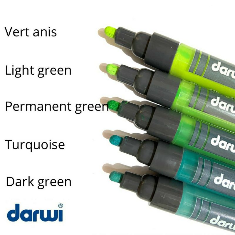 

Darwi Marquer Acryl Opak Acrylic Pen Alat Lukis Cold Ceramic Paint 6