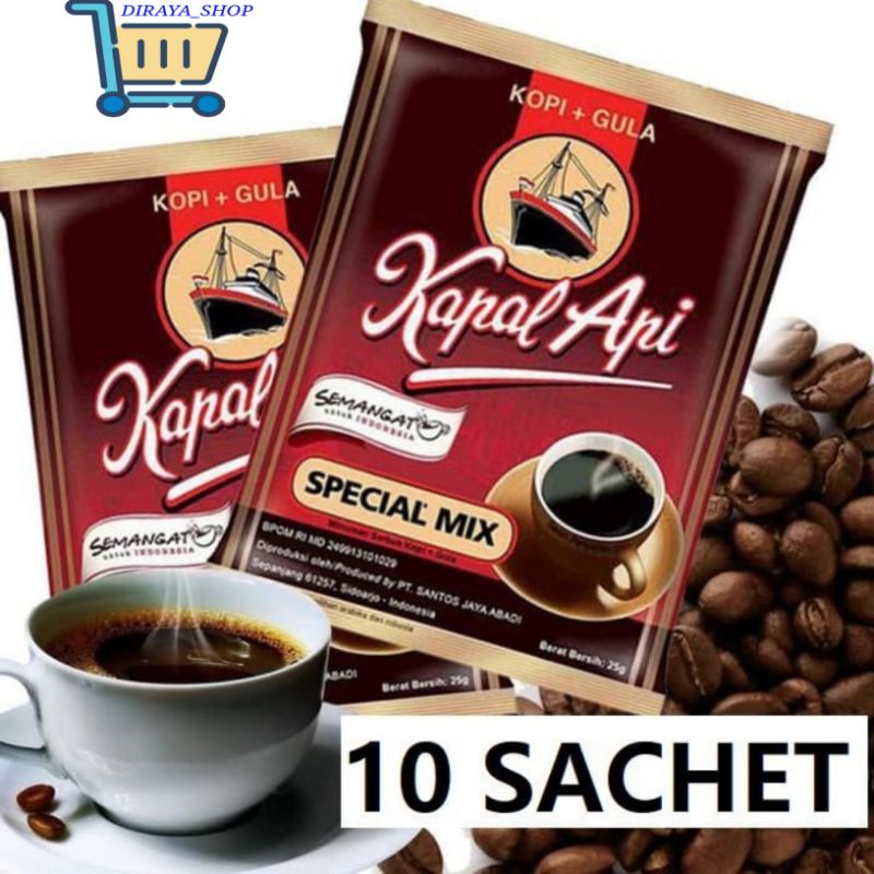 

Kopi Kapal Api Spesial Mix Isi 10 Sachet